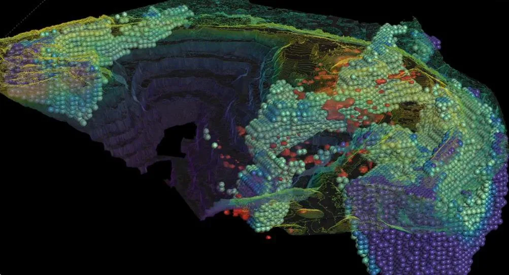 Modelo 3D de distribución de corriente asociada a circulación de agua
