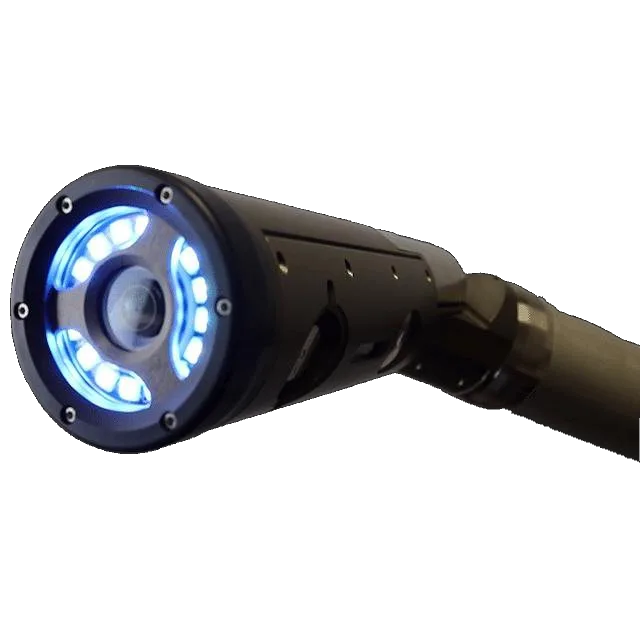 Sensor LiDAR con iluminación para escaneo de cavidades por barreno