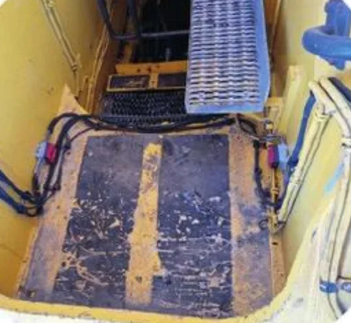 Endpoints en los cilindros de una excavadora