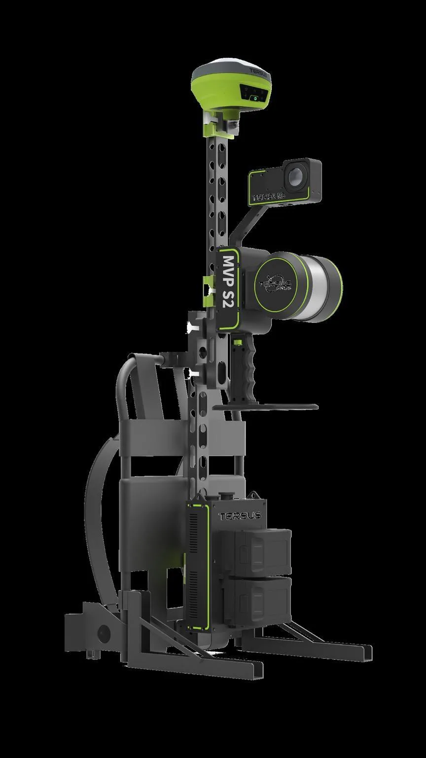 Escáner LiDAR SLAM móvil con antena RTK